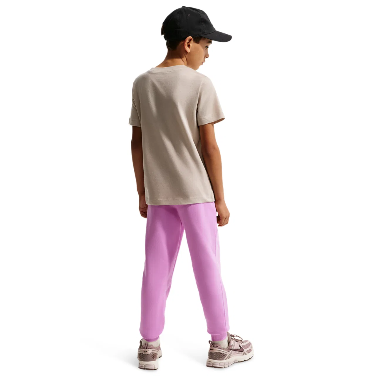 Брюки для мальчиков Club LBR Fleece Nike, цвет Lt Magenta/White — фото 4