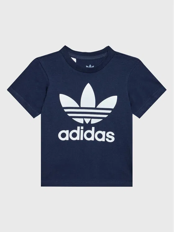 Футболка regular fit Trefoil Tee Adidas, темно-синий