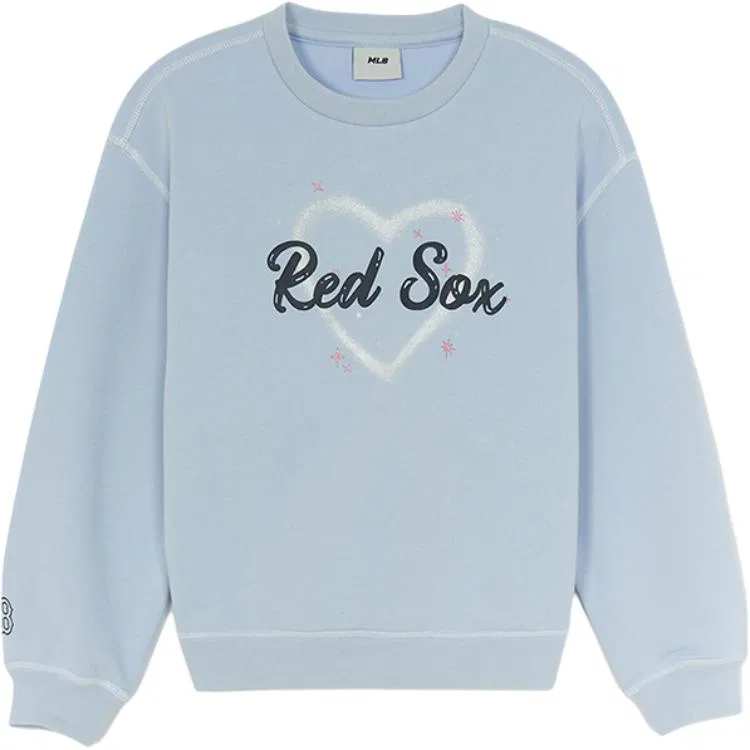 Детская толстовка с принтом Boston Red Sox MLB KIDS, Heather Gray Sky Blue