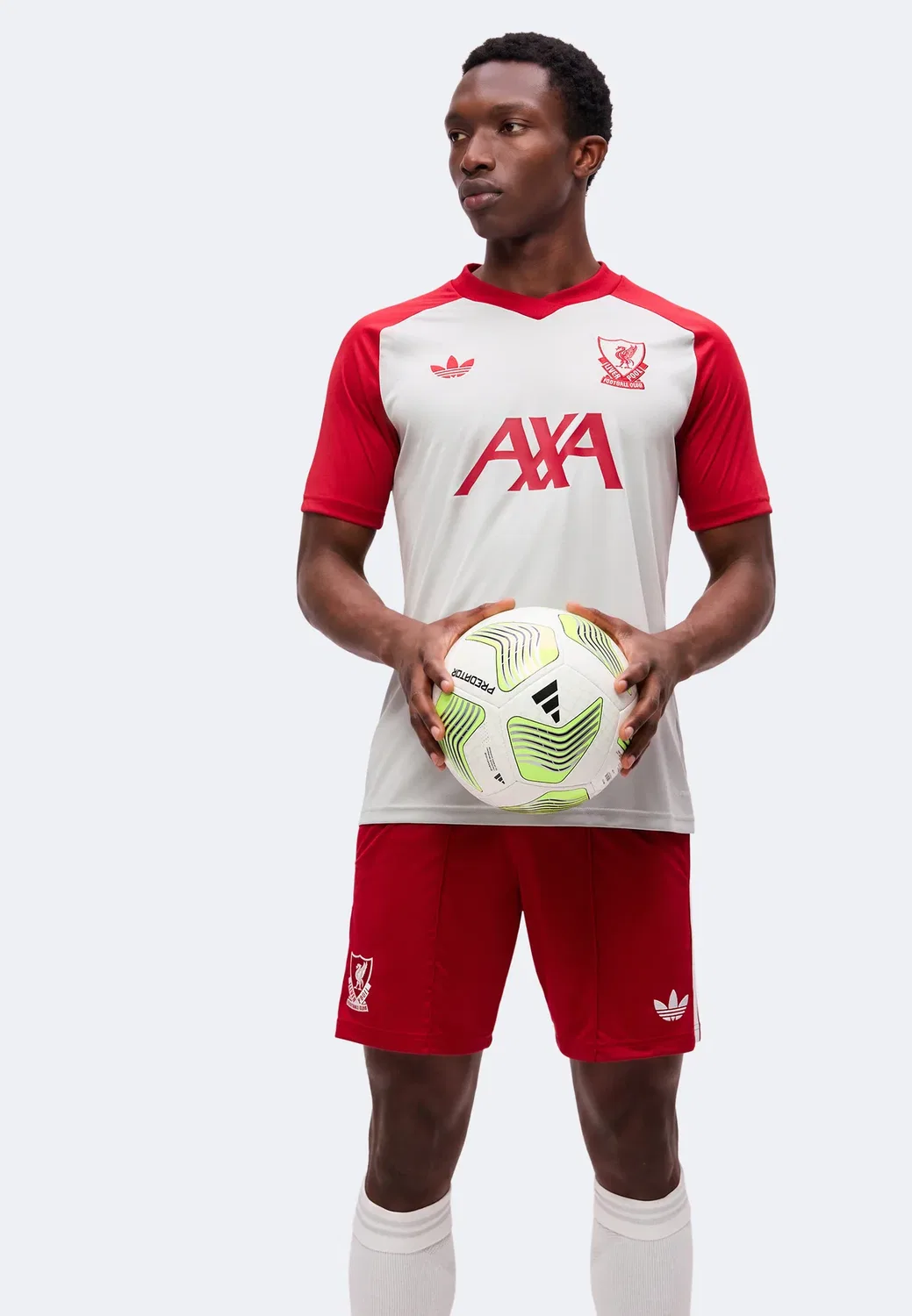 Шорты для выездной игры "Ливерпуля" в сезоне 26/27 - клубная форма Adidas Originals, Strawberry Red — фото 4