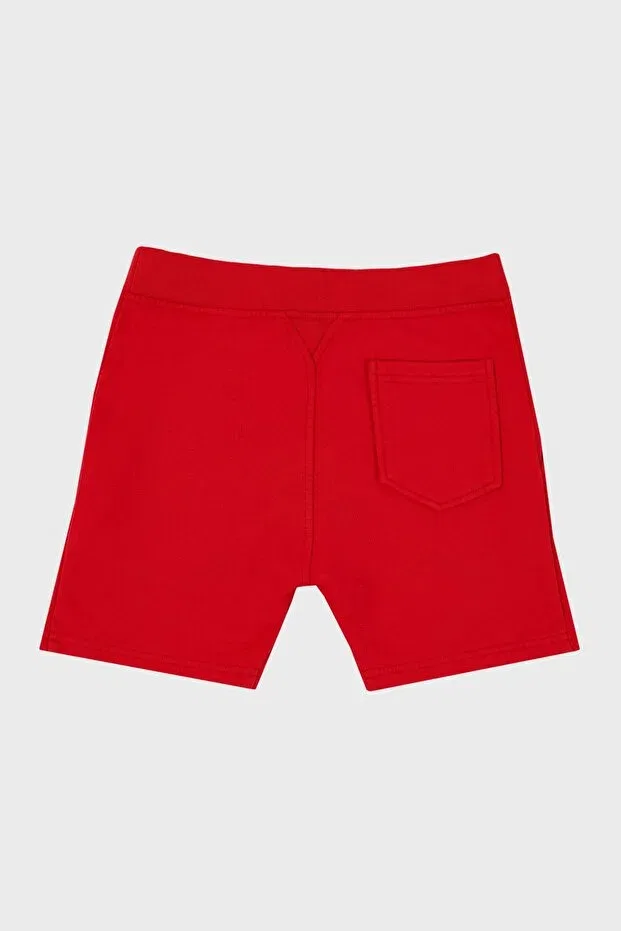 Детские шорты для девочек хлопковые Dsquared2, Red — фото 2