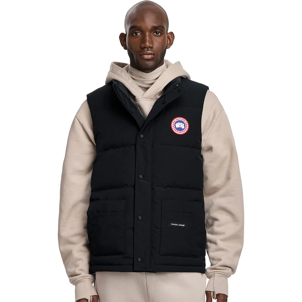 Мужской жилет с наполнителем из пуха Freestyle Crew Vest Canada Goose, черный