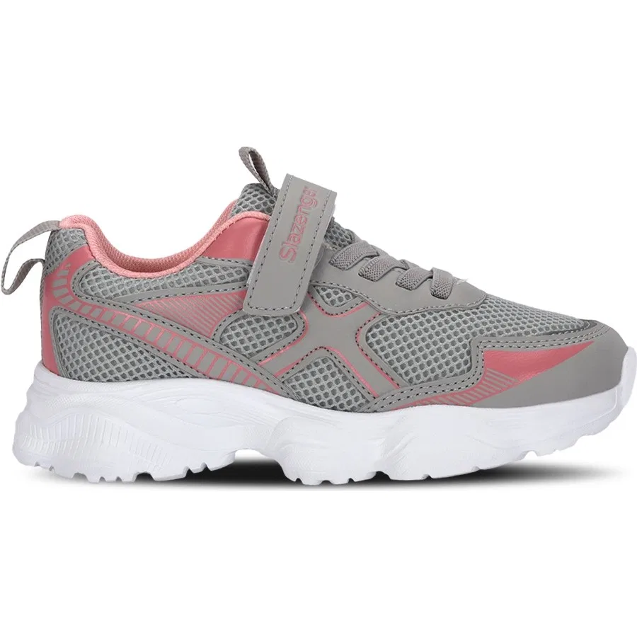 Детские спортивные туфли с липучкой Fast Track I Slazenger, Черно-розовый