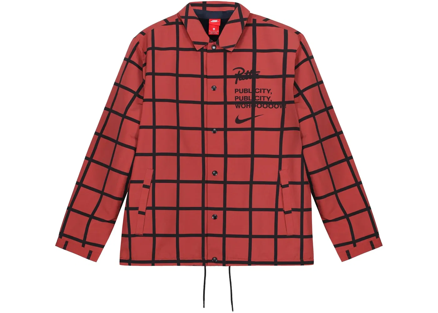 Мужская куртка-тренер с принтом Nike NSW Patta Coaches Jacket Mars Stone, Mars Stone