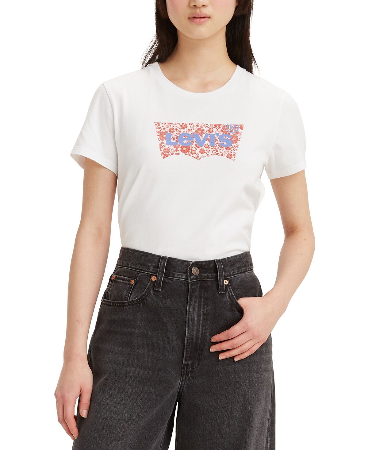 

Женская футболка perfect с графическим логотипом Levi's, мульти
