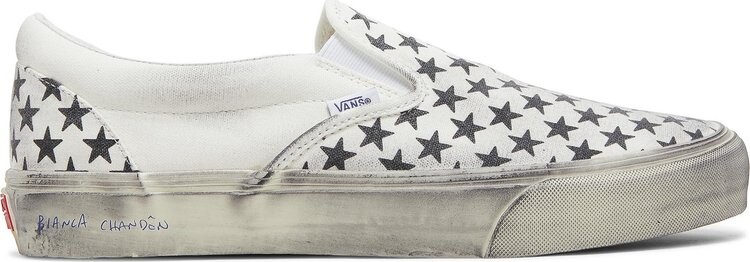 

Кеды Vans Bianca Chandôn x Classic Slip-On VLT LX Stressed Black, белый