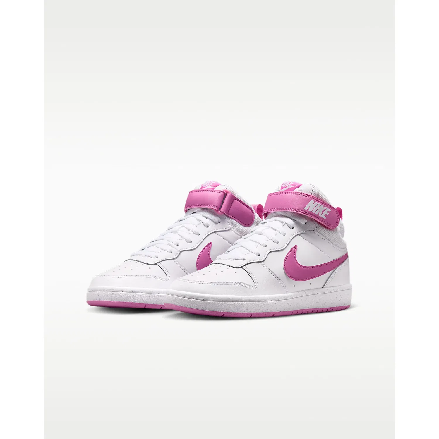 Детские кроссовки с дизайном в стиле Air Force 1 Nike Sportswear, White/Playful Pink