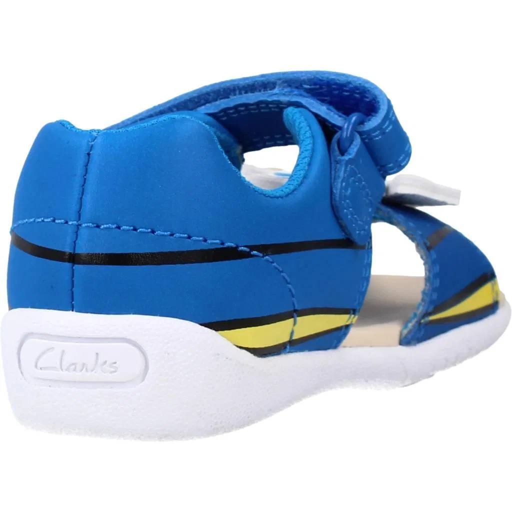 Сандалии с закрытым носком Clarks Zora Nemo T, Blau — фото 3