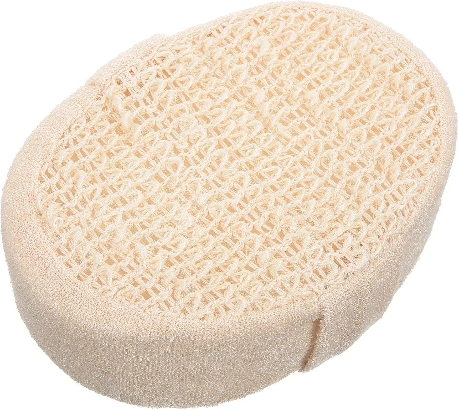 Мочалка для тела из хлопка и льна, BCOATH, 1 шт, 29 г, Beige
