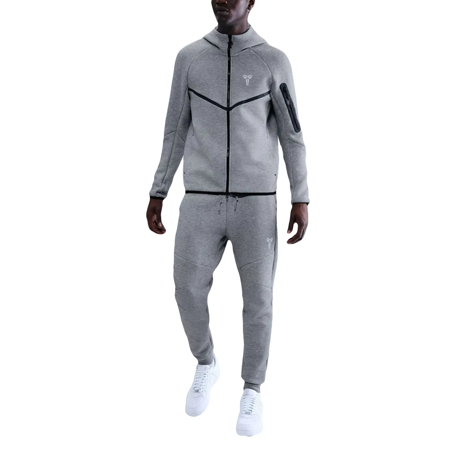 Куртка Kobe Tech Fleece Full Zip Windrunner, Nike, Gray