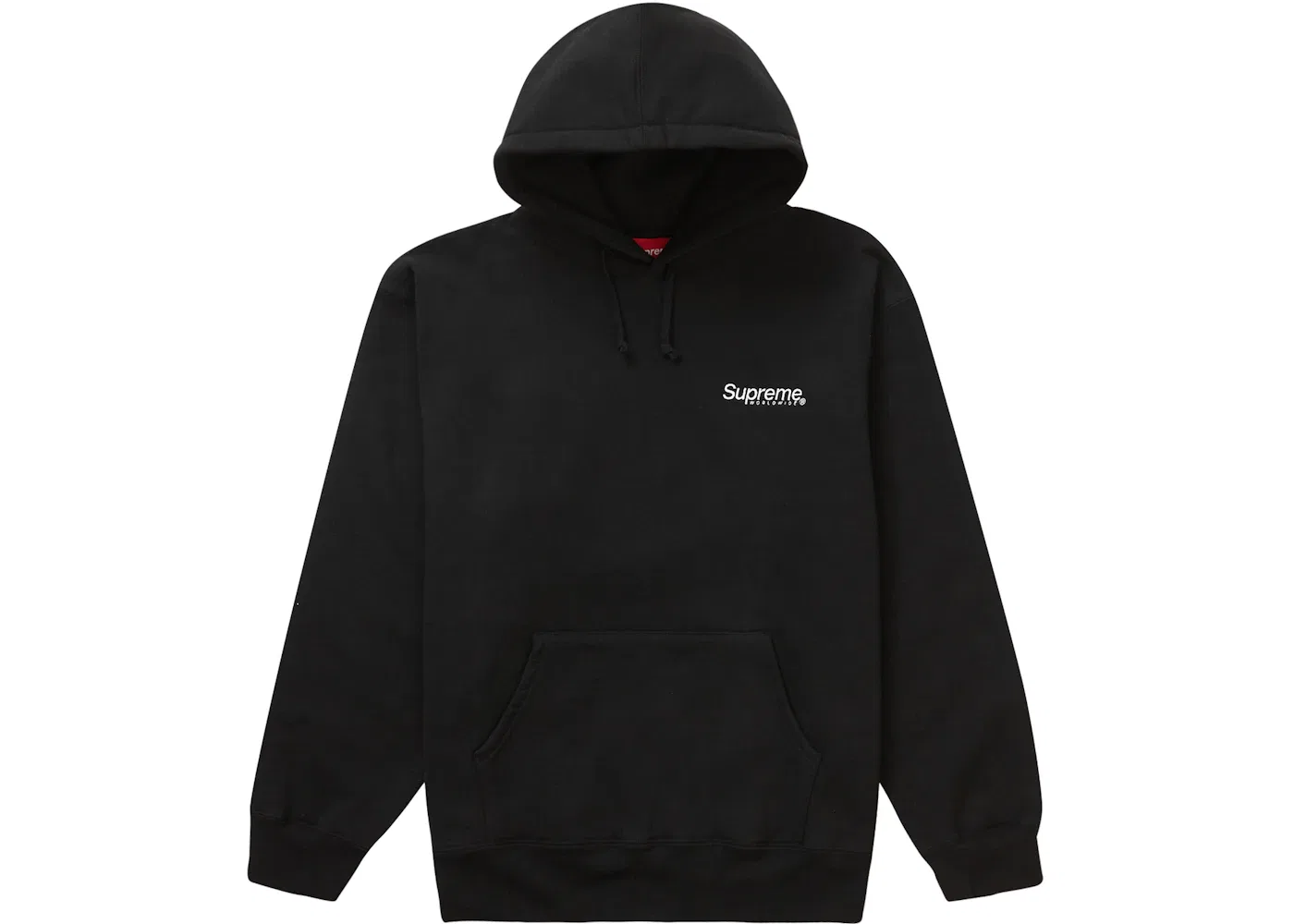 Мужская худи Supreme, Черный — фото 2