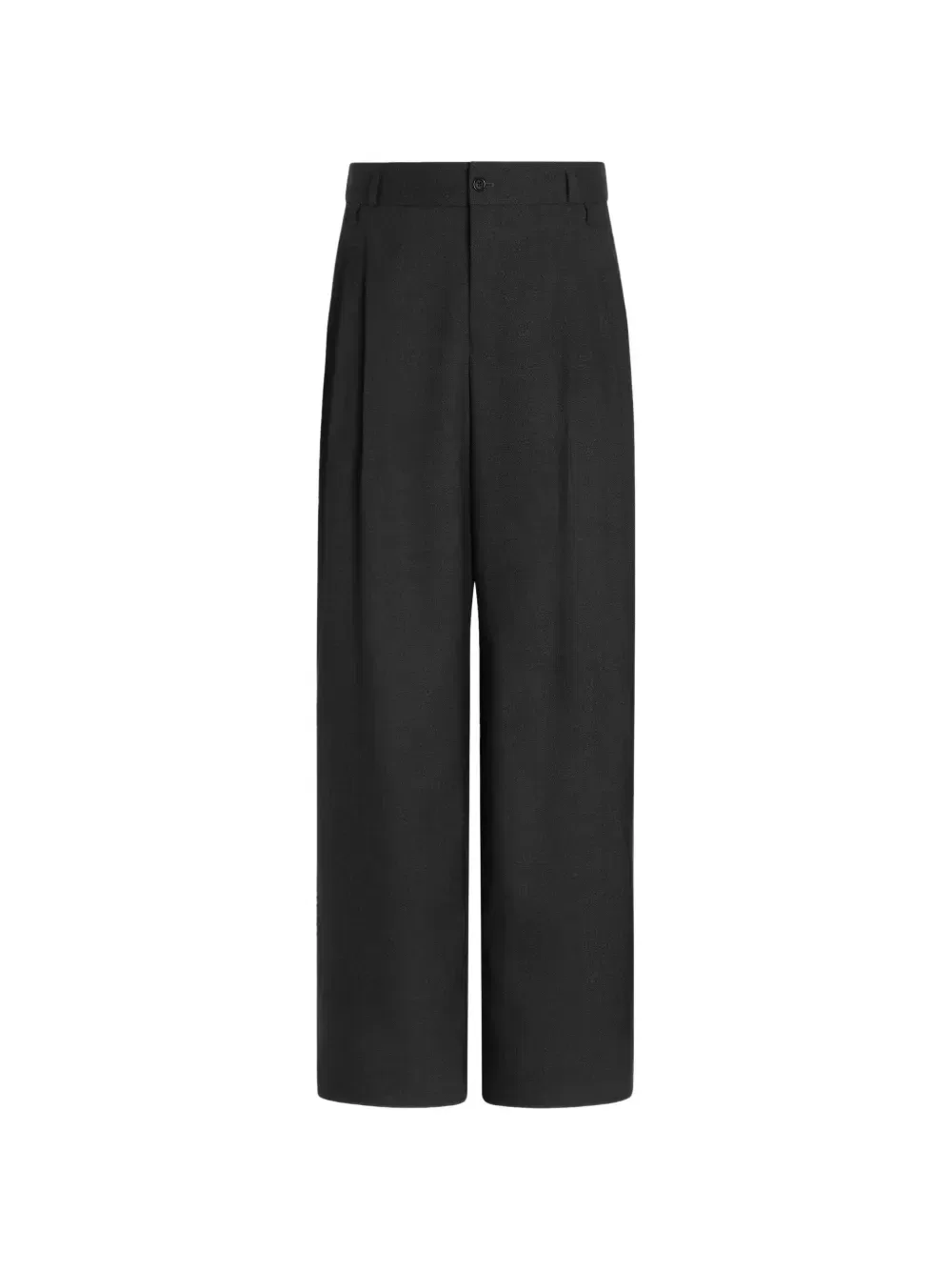 Шерстяные брюки DOLCE & GABBANA, серый