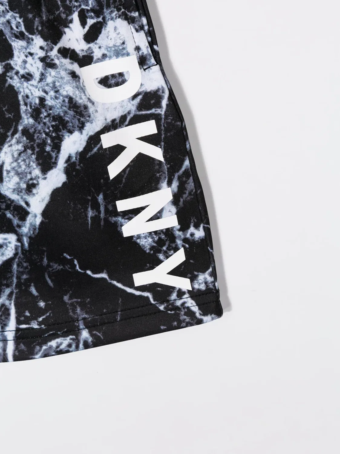 Шорты с принтом и кулиской Dkny Kids, черный — фото 3