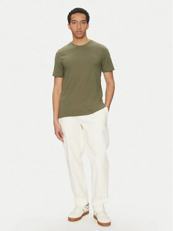 Футболка regular fit Ess Seasonal Tommy Hilfiger, зеленый — фото 2