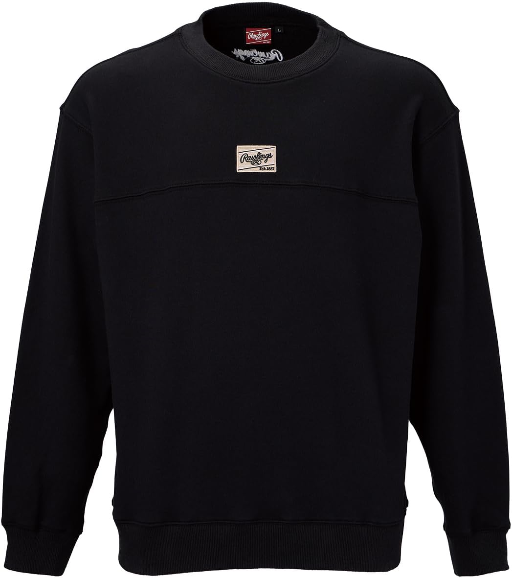 

Толстовка-пуловер с капюшоном Rawlings AOS15F05 в бейсбольном стиле, на флисовой подкладке, черный