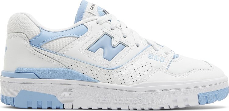 Кроссовки New Balance Wmns 550 'UNC', белый/голубой - фото