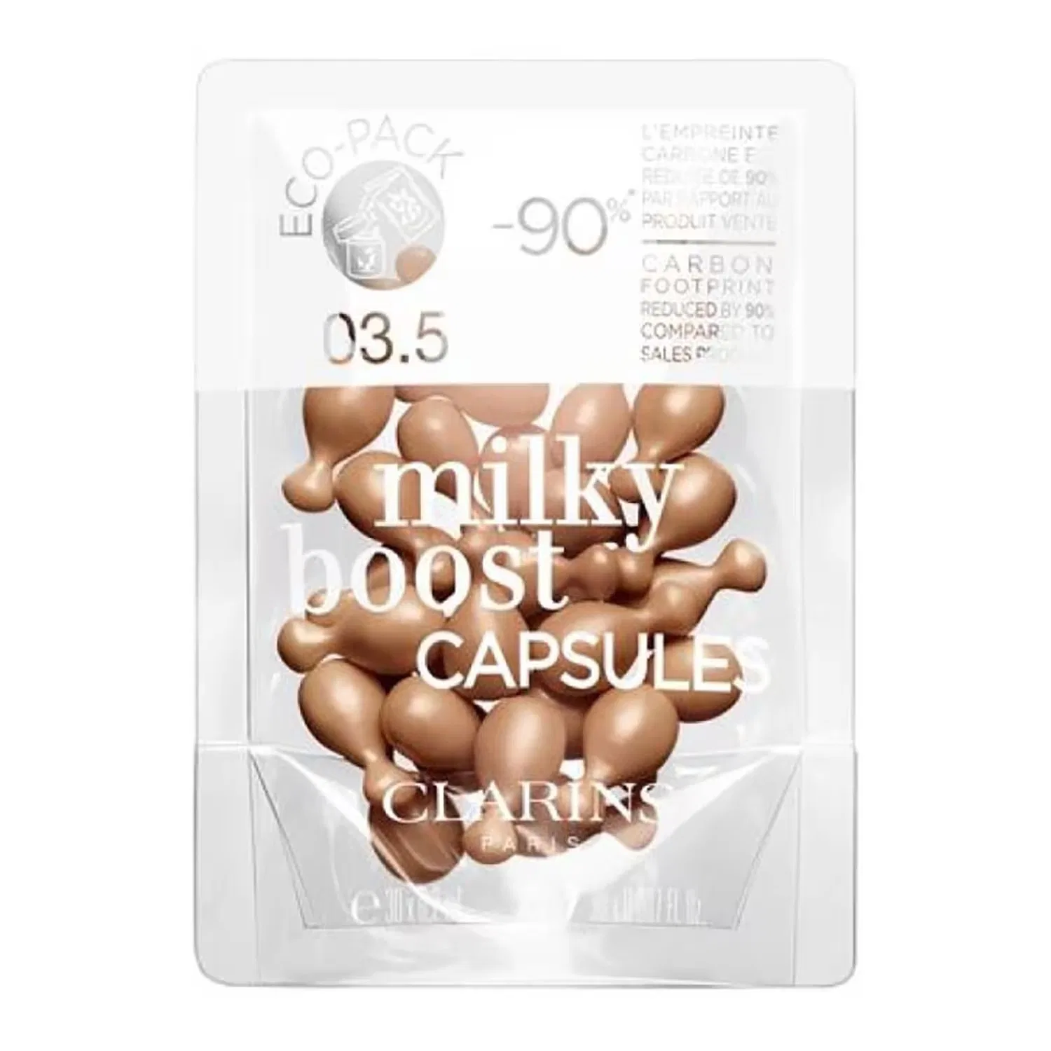 Капсулы с тональным флюидом Milky Boost 6 г, для лица, с персиковым ароматом, CLARINS, 05 Refill — фото 3
