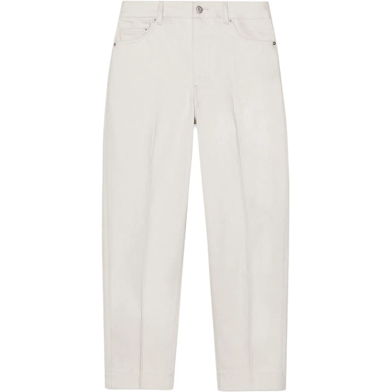 Женские джинсы зауженные ZW Jeans ZARA, Raw White