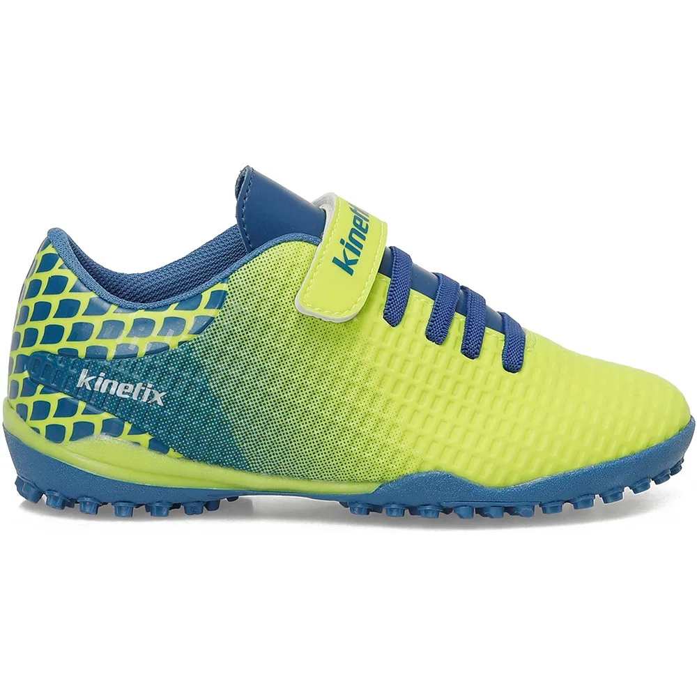 Детские футбольные бутсы для мальчиков на липучках SEDORF TURF F 5PR, Neon Yellow Kinetix