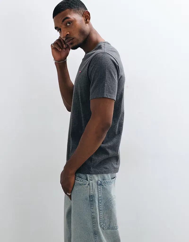 Футболка original с логотипом batwing Levi's, антрацитовый — фото 2