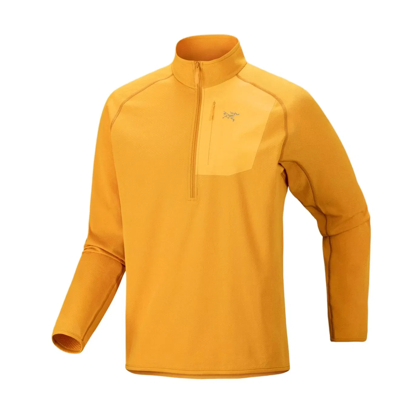 Мужское флисовое пальто с флисовой подкладкой Delta Velvet Feel Arcteryx, Core Yellow/Wild Yellow/Nucleus/Larch