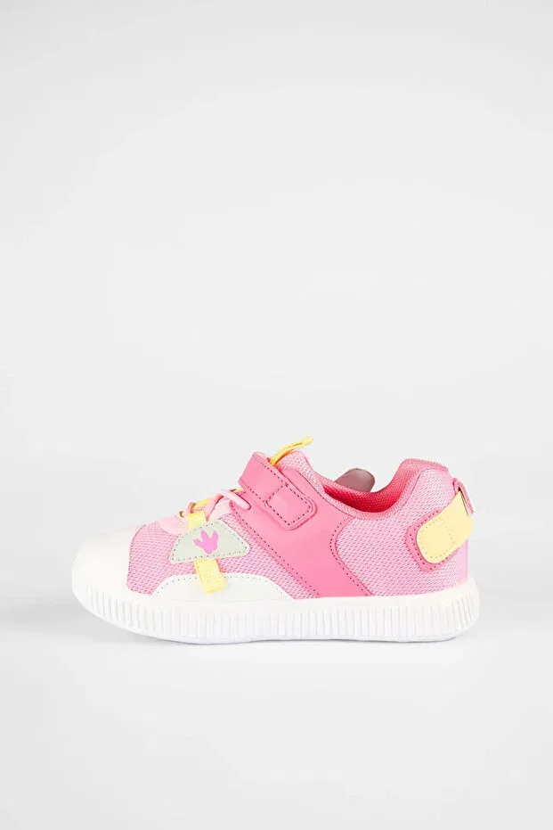 Детские кеды для девочек с принтом Snoop Printed Vicco, Pink — фото 2