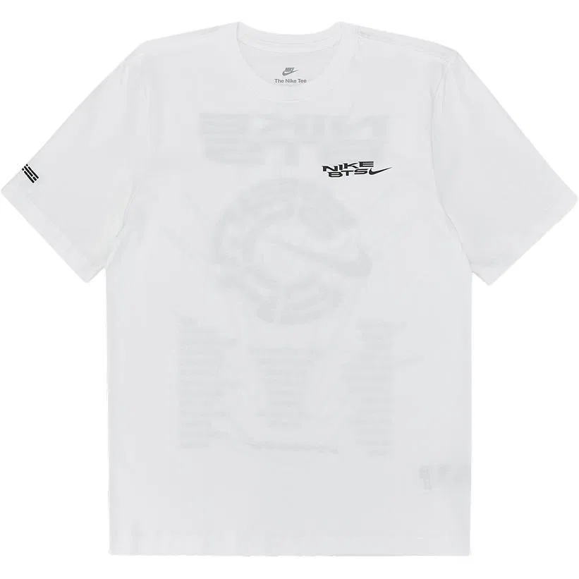 Мужская футболка с круглым вырезом Nike X BTS, White