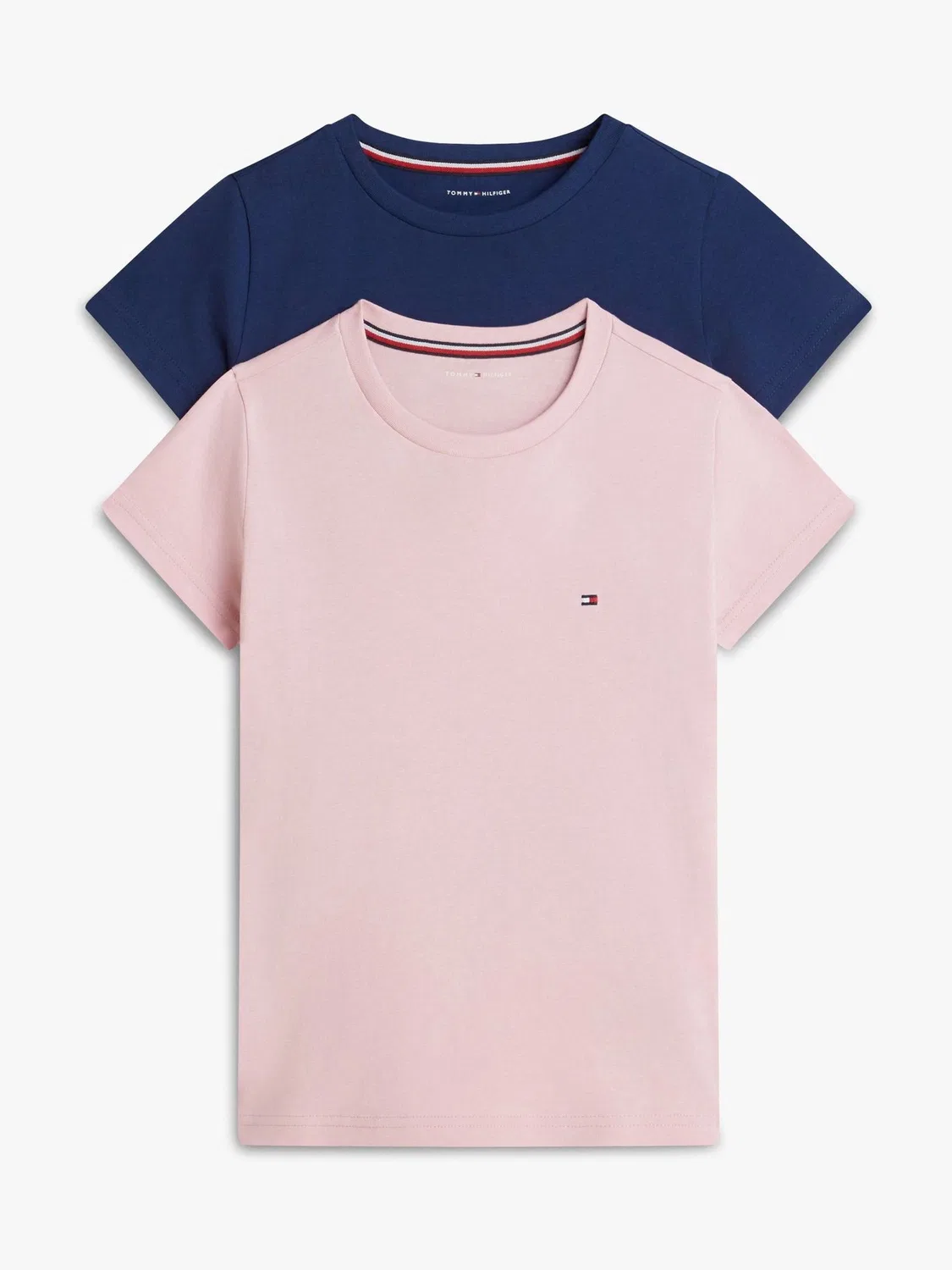 Футболка из хлопка 2 шт. Tommy Hilfiger, розовый
