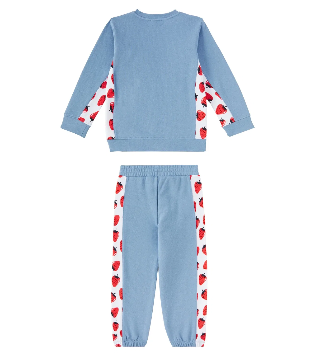 Комплект из свитшота и спортивных брюк с принтом Stella Mccartney Kids, синий — фото 4