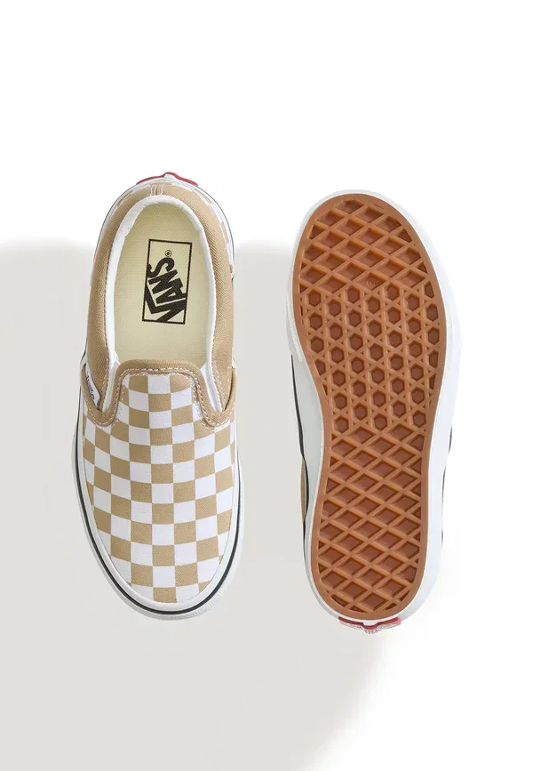 Кроссовки с клетчатым узором Classic slip-on, Vans, Color Theory Checkerboard Incense — фото 3
