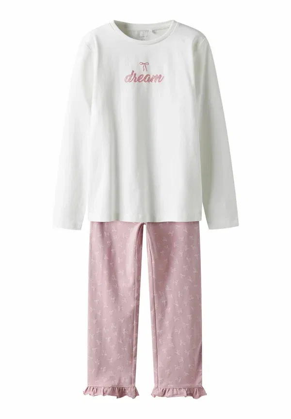 Комплект пижамы с принтом Nightset long sleeved Name It, Keepsake Lilac, сиреневый/мятный — фото 2