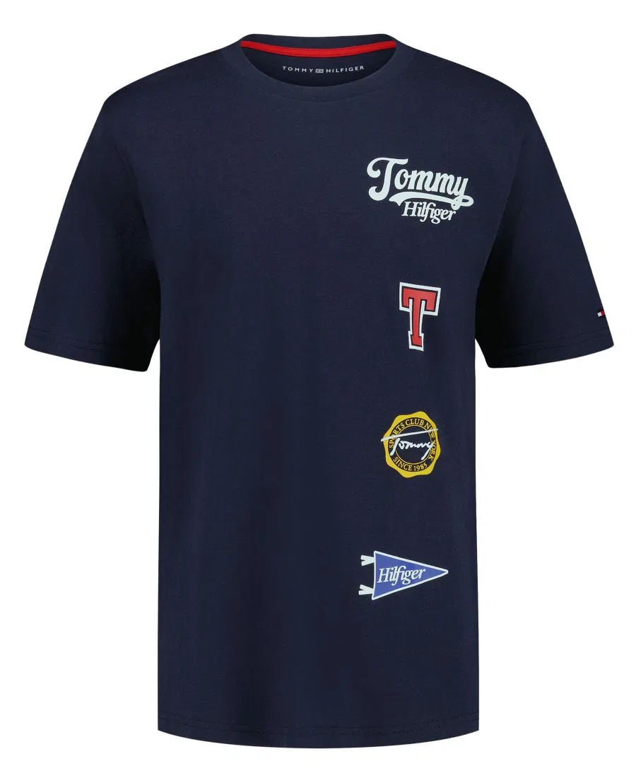 Детская футболка с коротким рукавом Collegiate Stack Tommy Hilfiger, Navy Blazer