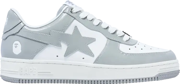 Кроссовки Wmns Bapesta #5 Light Grey, серый