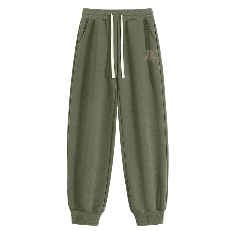 Детские утепленные брюки с принтом Tonlion, Цвет Heavy Alpaca Wool Heather Green