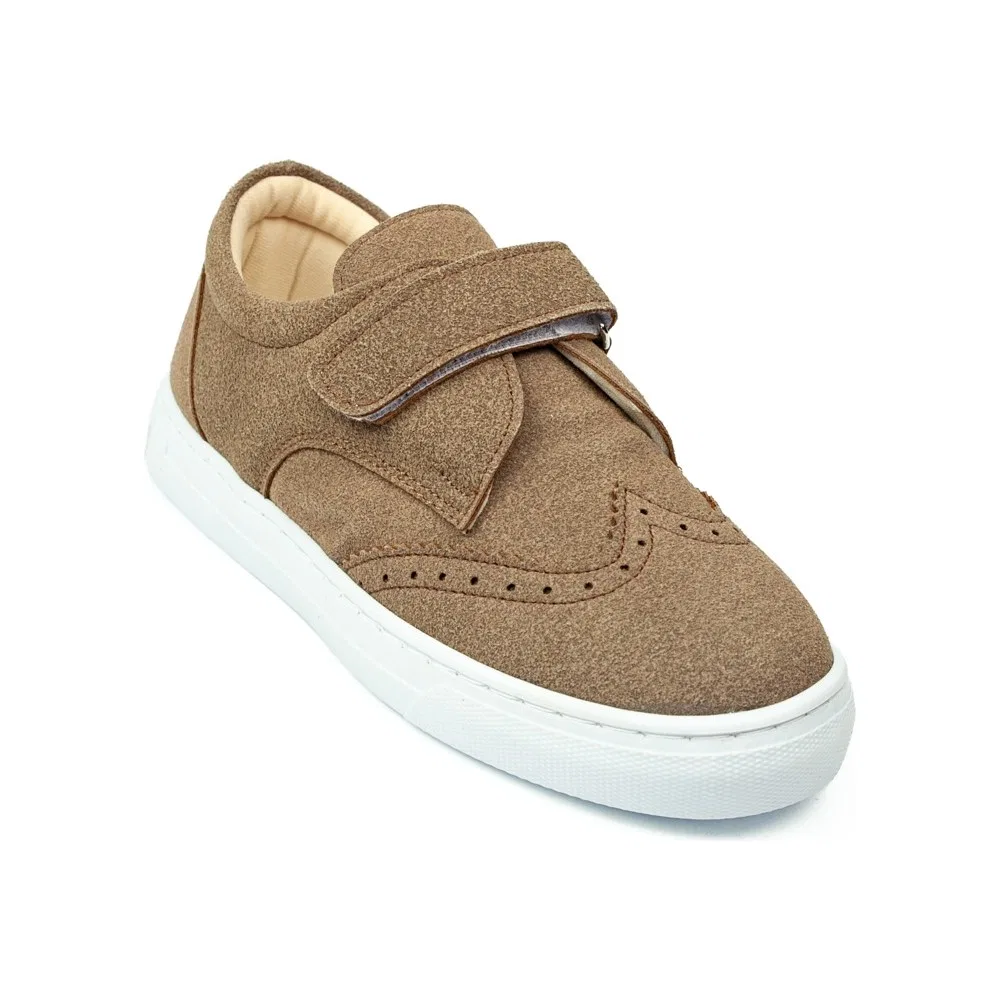 Детские кроссовки для мальчиков с застежкой-липучкой, песочный Sthapy