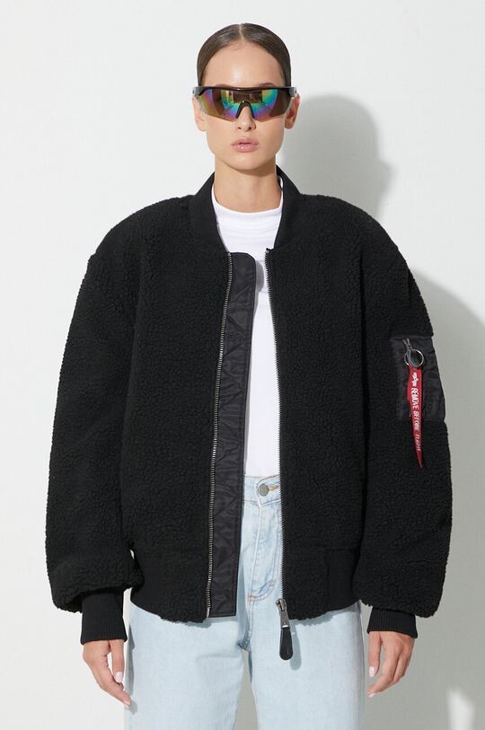 

Куртка-бомбер Ma-1 Teddy Alpha Industries, черный