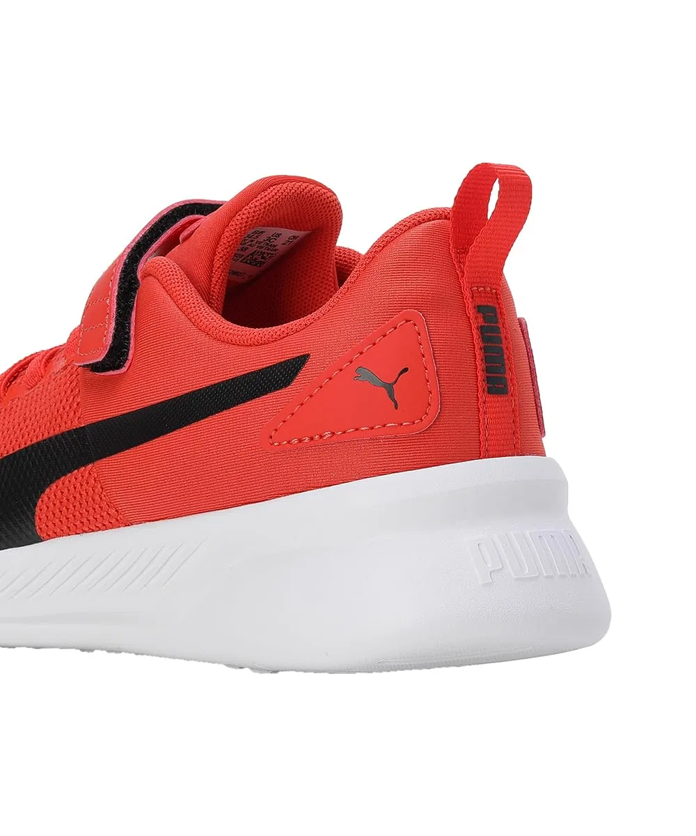 Детские кроссовки для мальчиков с дышащим верхом Puma Flyer Runner V PS, Warm Earth Puma Black — фото 4