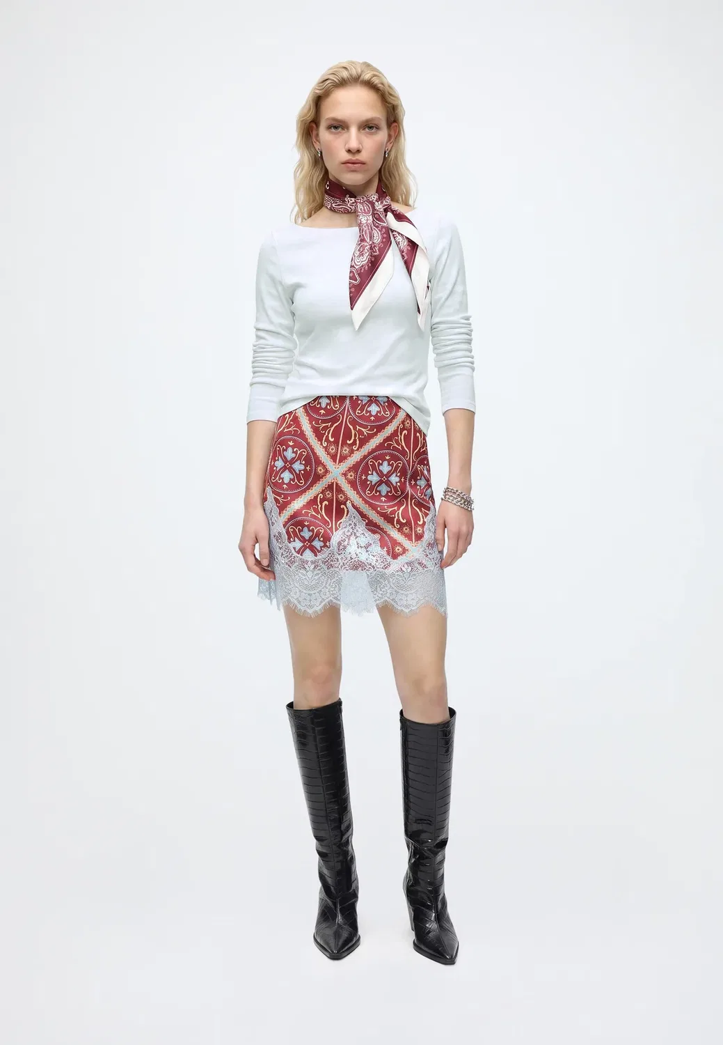 Модная лодка - футболка с длинными рукавами Gap, Fresh White — фото 2
