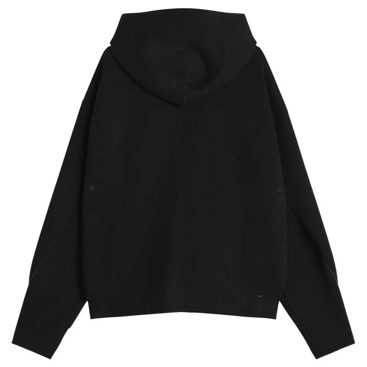 Худи из футера с молнией Tech full zip fleece hoodie Nike, Black — фото 2