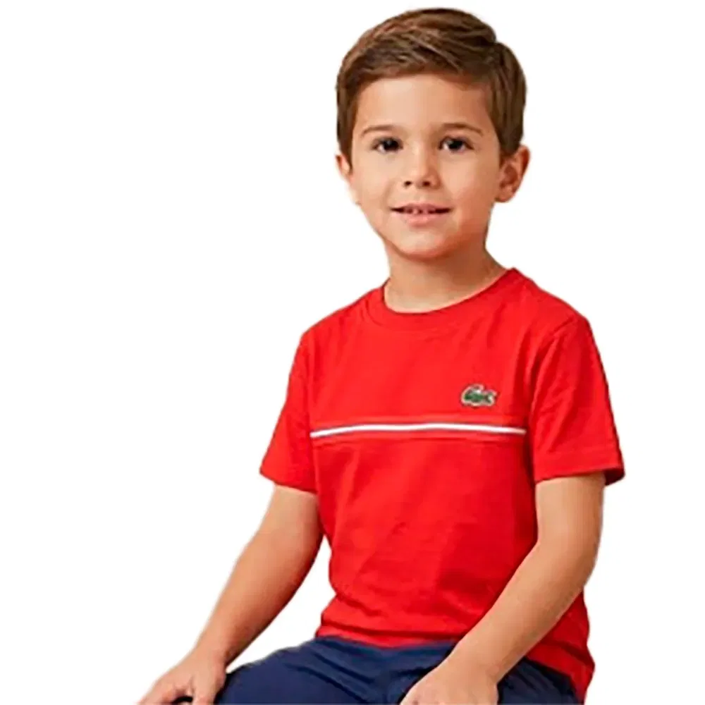 Футболка с коротким рукавом Lacoste Sport Tape 947515 Lacoste, красный