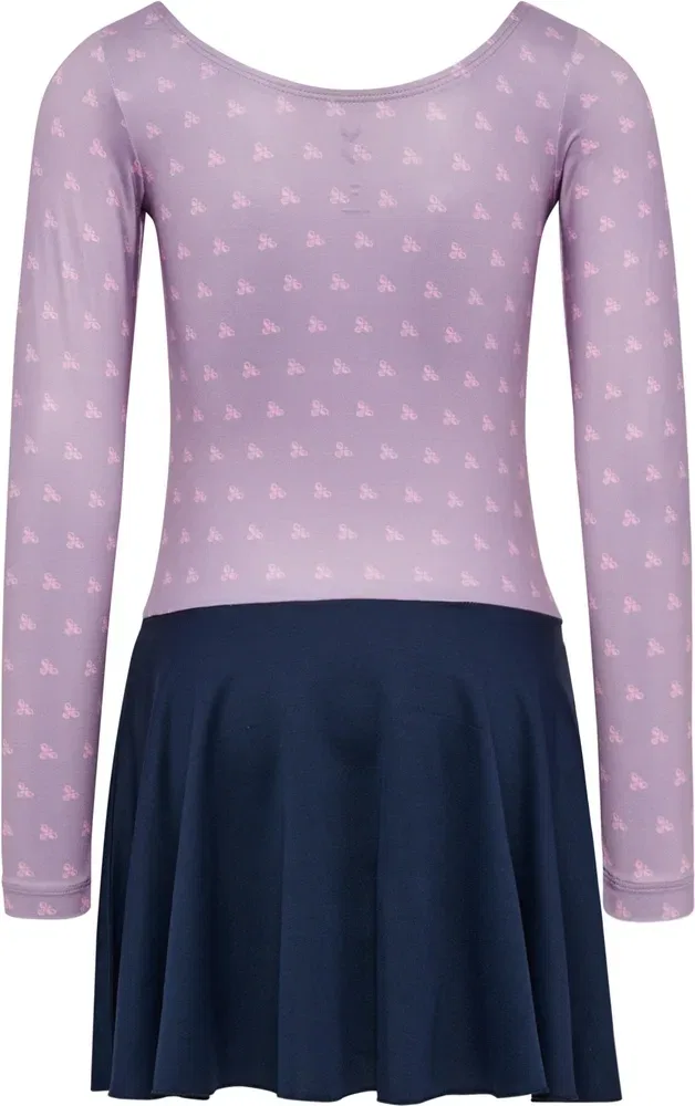 Спортивный костюм детский с длинным рукавом Mix Gymsuit Longsleeve Hummel, фиолетовый — фото 2