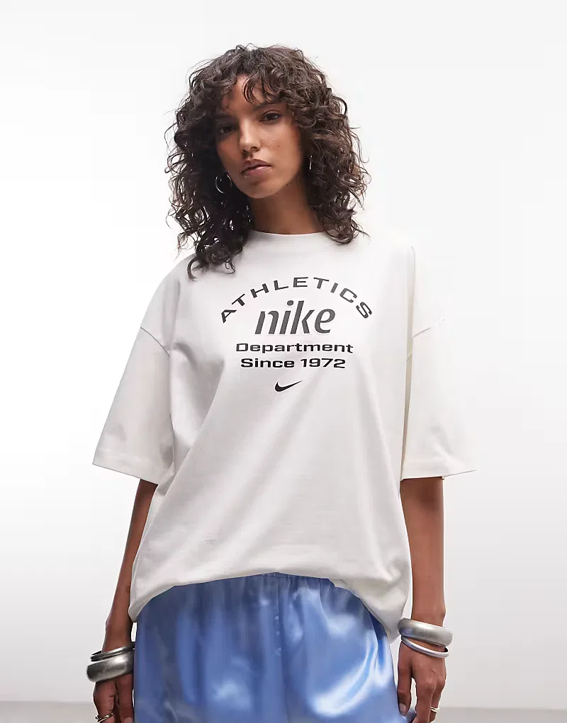 Футболка оверсайз Nike Athletic Dept, кремовый