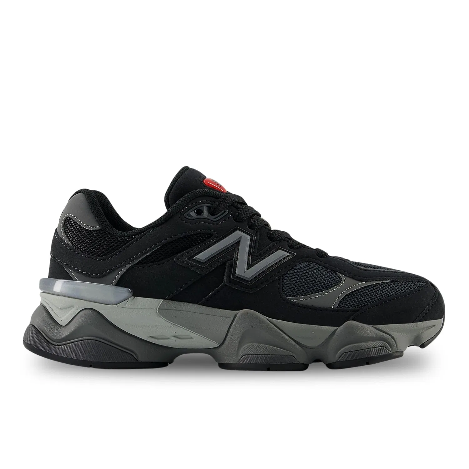 Детские кроссовки для мальчиков с шнуровкой 9060 New Balance, Black Black Castlerock