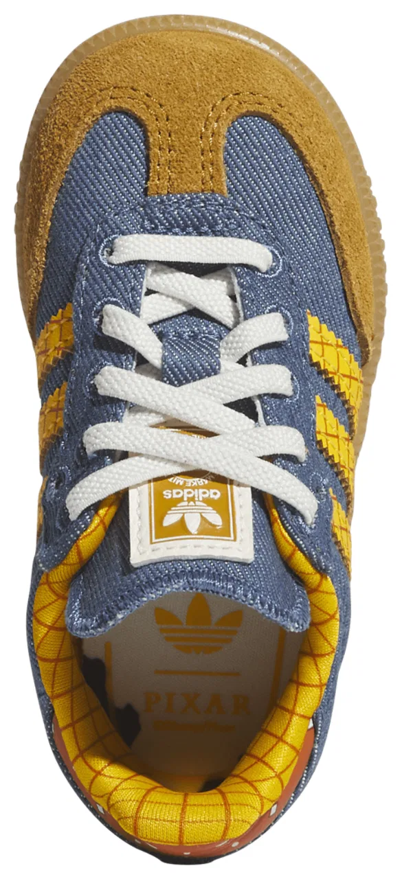 Кроссовки для девочек Samba Adidas, цвет Blue/Multi — фото 4