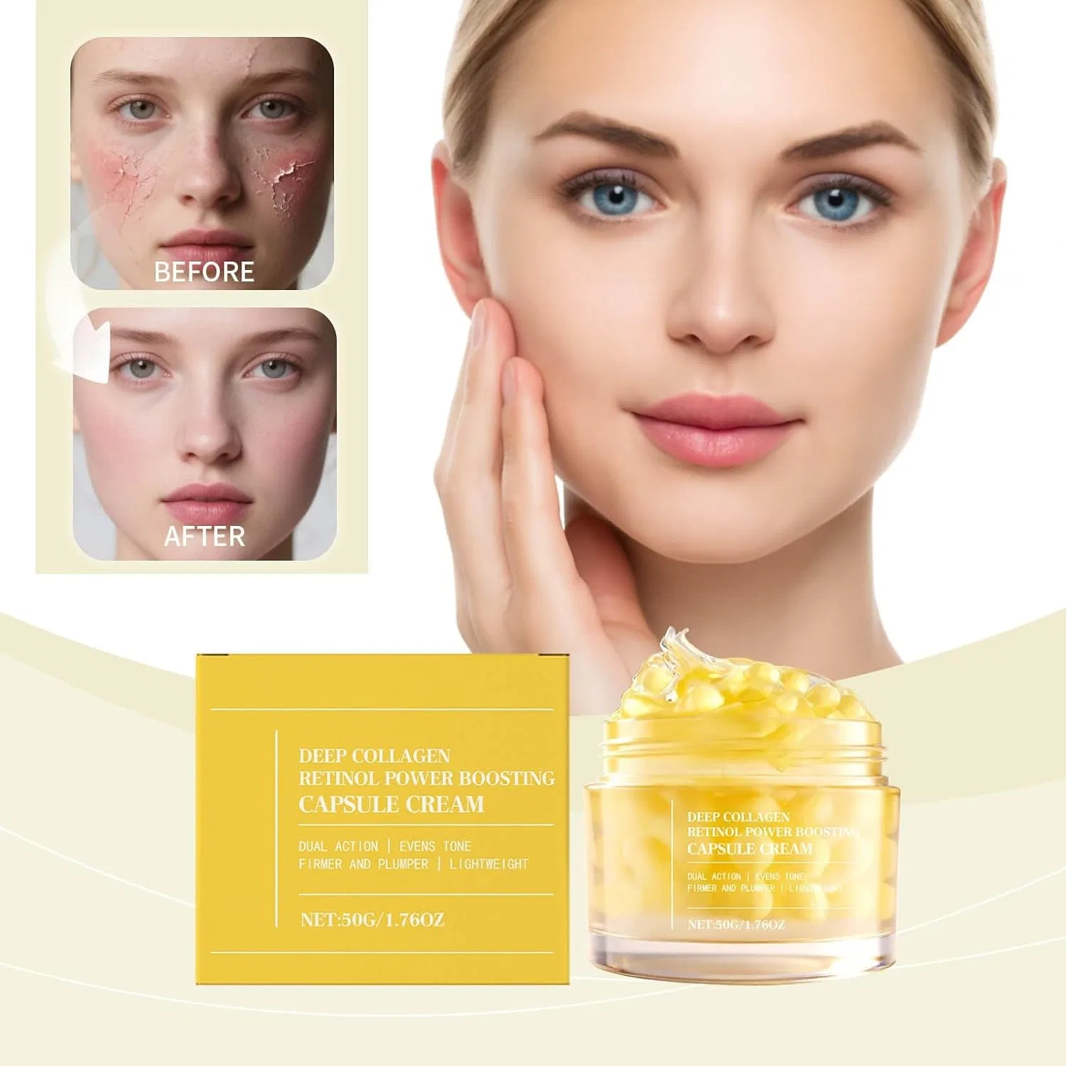 Крем для лица Retinol, Generisch, 50 г, 1 шт. — фото 2