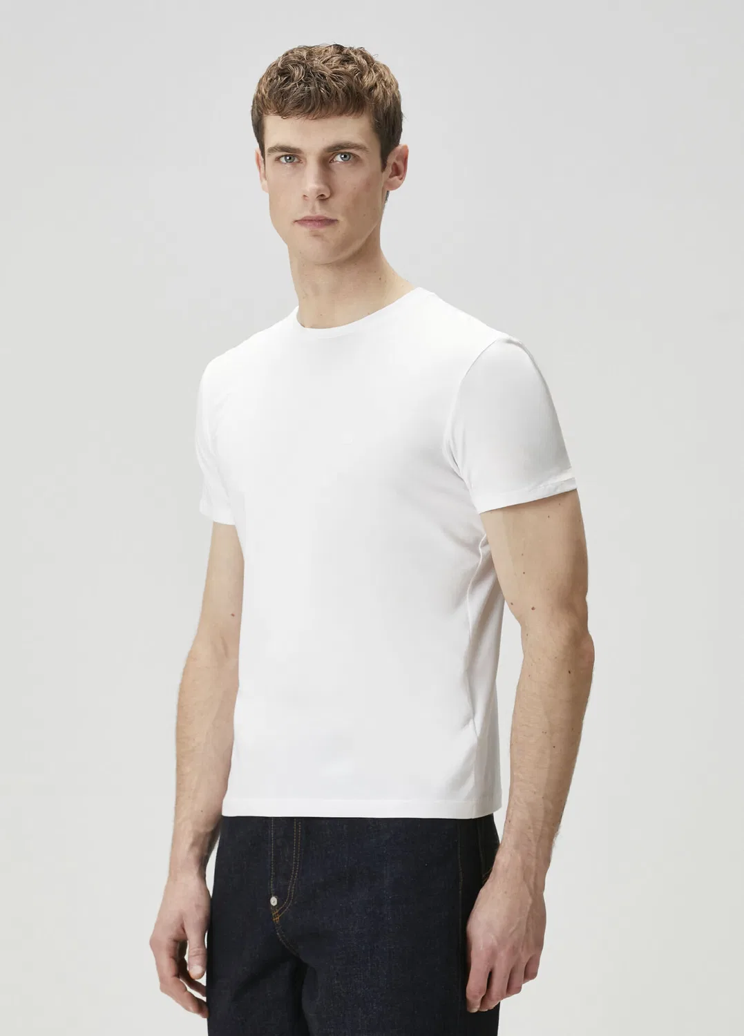 Футболка Regular Fit Acne Studios, white — фото 3
