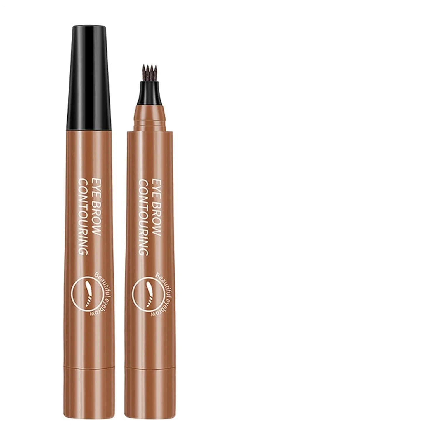 Жидкий подводка для бровей с 4-мя наконечниками, Generisch, Light Brown