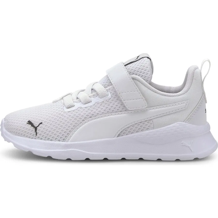 Кроссовки детские с шнуровкой и молнией Anzarun Lite AC+ PS Puma, Белый