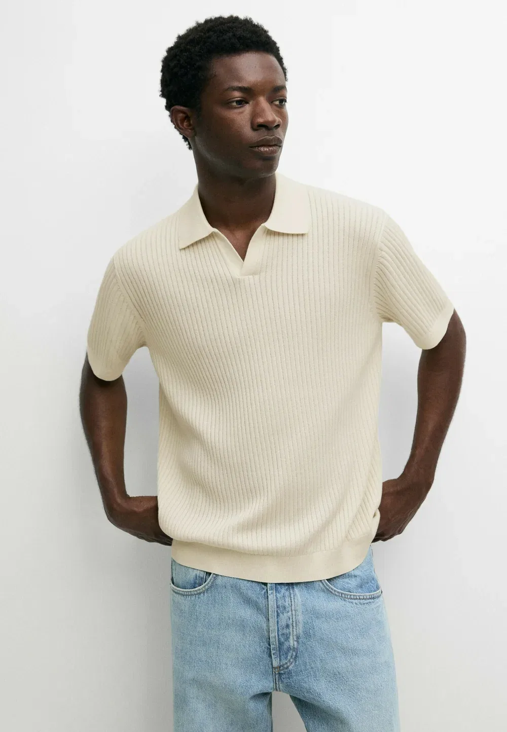 Рубашка поло Massimo Dutti, Yellow