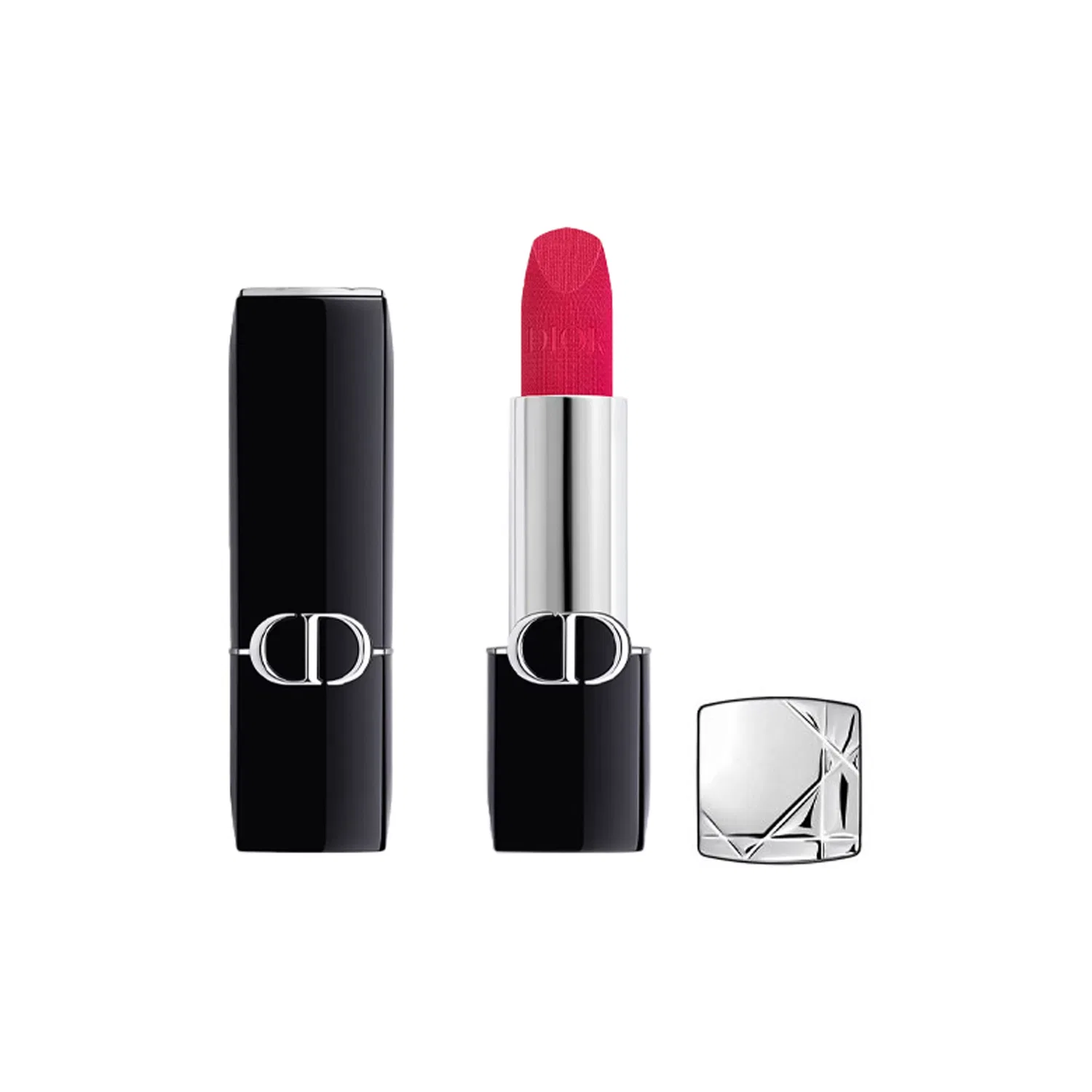 Женская помада матовая с блеском #784 Precious Gem, Exquisite Rose Red, DIOR, 3.5 г